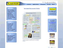 Tablet Screenshot of a.nnotate.com